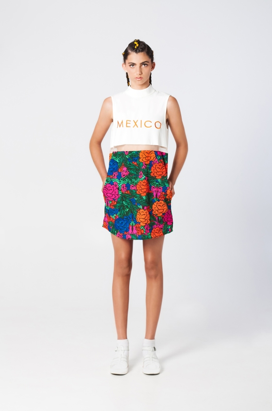 Mexico City dress print